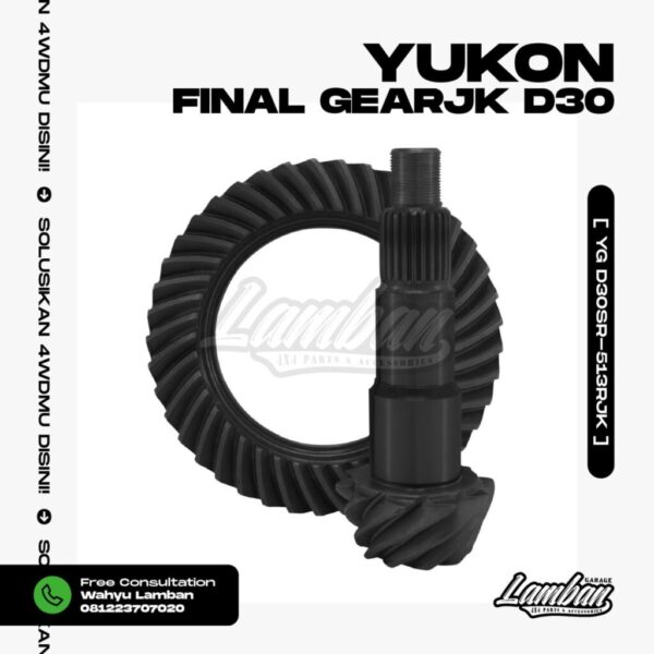 Final Gear Yukon JK D30 (YG D30SR-513RJK)