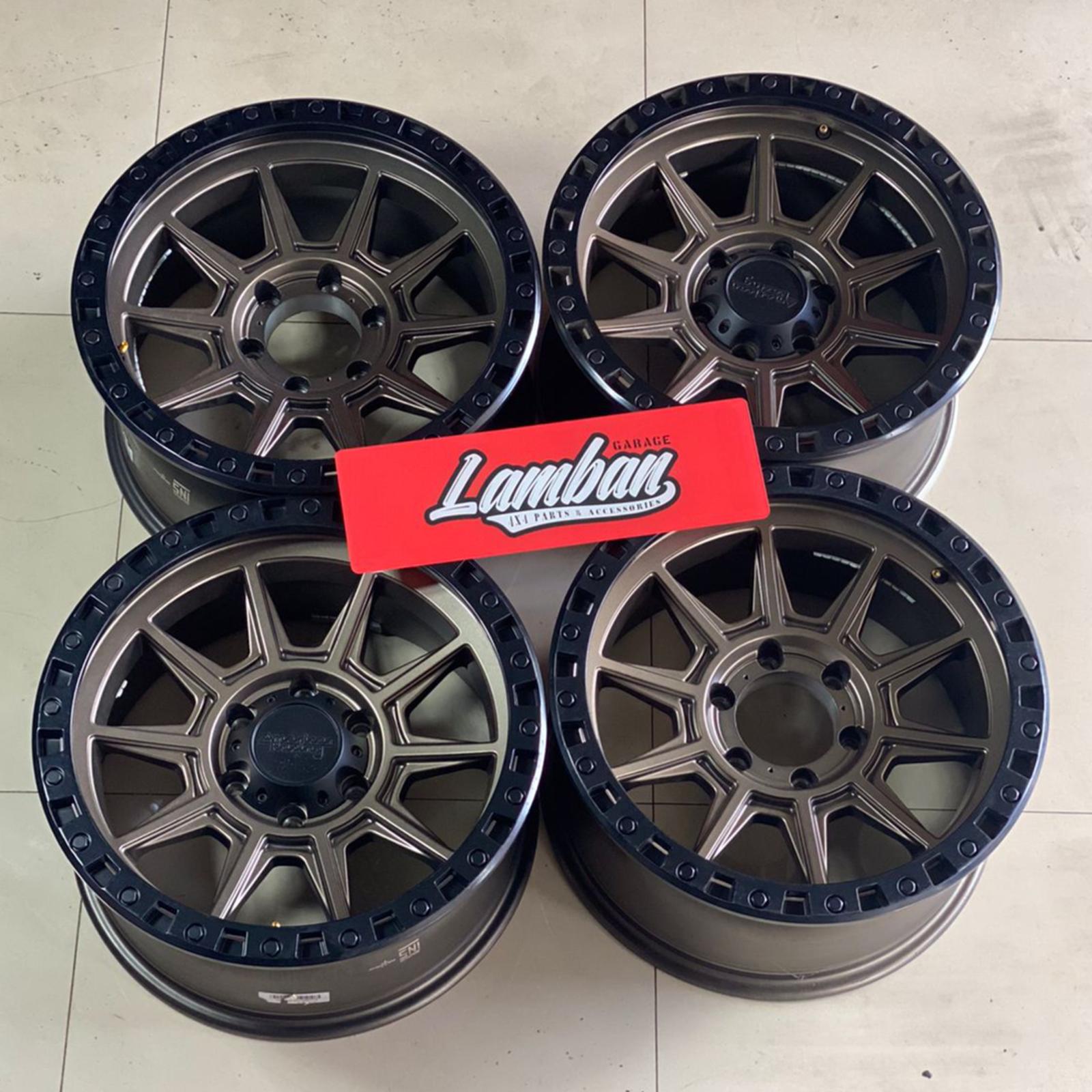 SECOND ITEM - American Racing 202 Bronze 18X9, 6X139.7