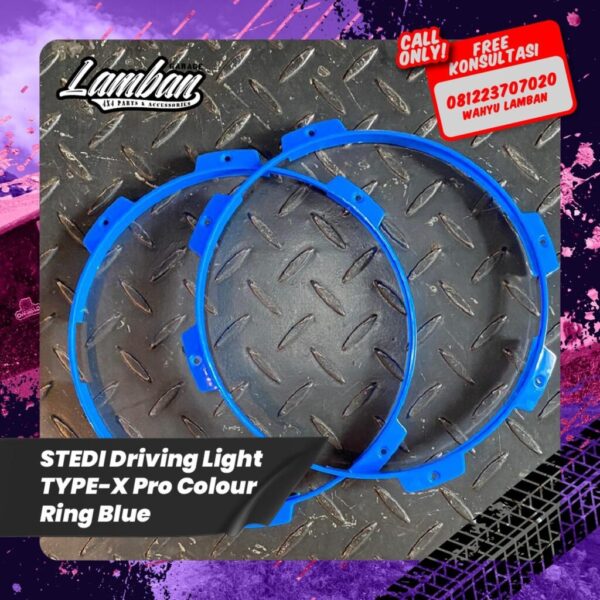 Stedi Driving Light Type-X Pro Colour Ring Blue