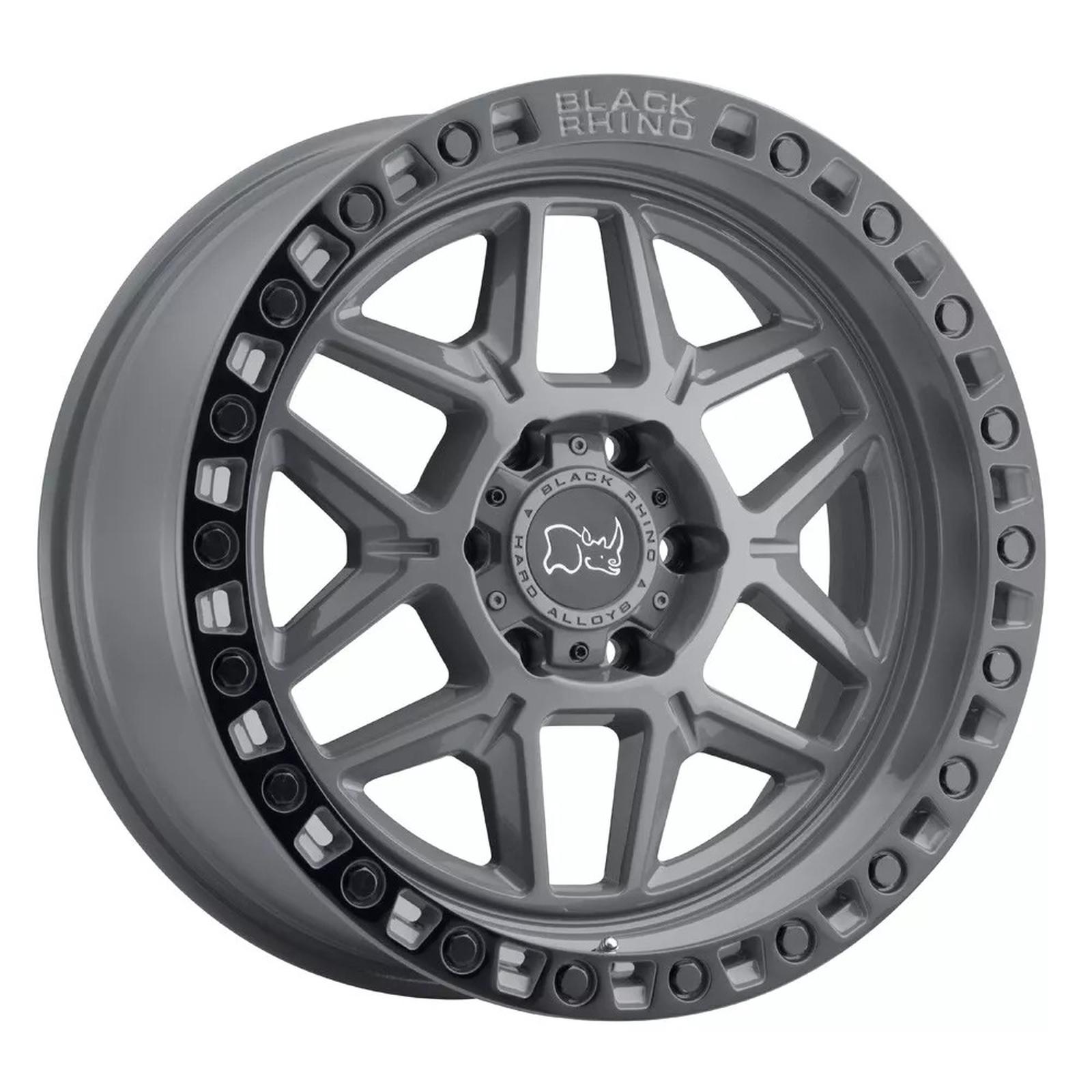 VELG BLACK RHINO KELSO BATTLESHIP GREY (ET0) 17X9 6X139.7