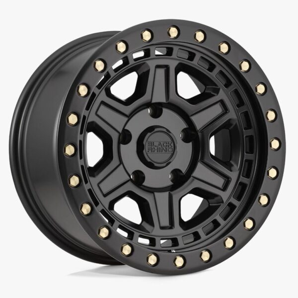 VELG BLACK RHINO RENO MATTE BLACK (ET-18) 17X9 5X127