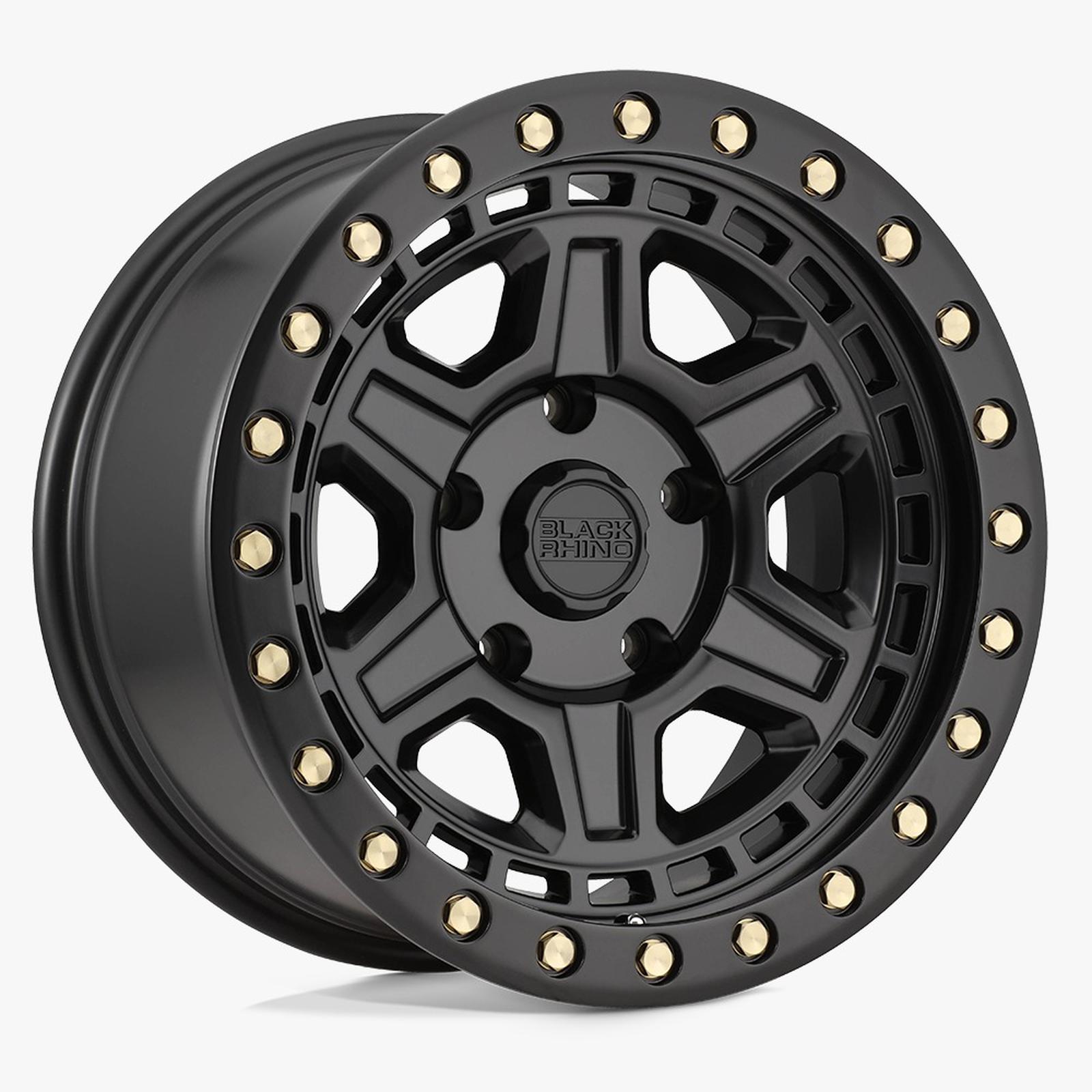 VELG BLACK RHINO RENO MATTE BLACK (ET-18) 17X9 5X127