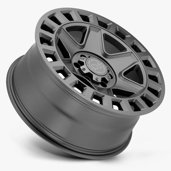 VELG BLACK RHINO YORK MATTE GUN METAL (ET-12) 17X9 5X127 - Image 2