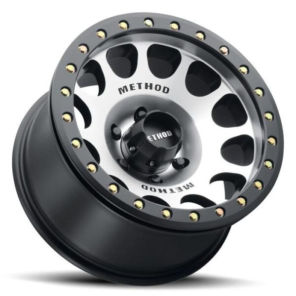 VELG METHOD MR105 Beadlock/Machined Matte Black Ring (ET- 38) 17X9 5X127